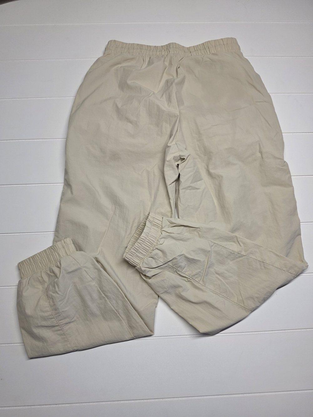 Wilo The Label Parachute Jogger Pants W/pockets Cream Womens SMALL - Picture 5 of 5
